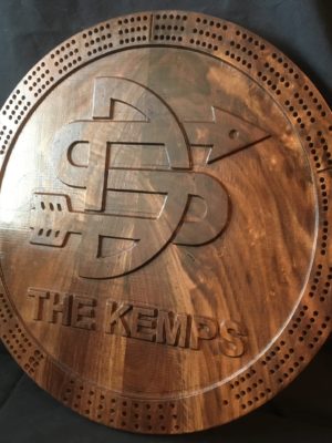 The Kemps Cribbage Board